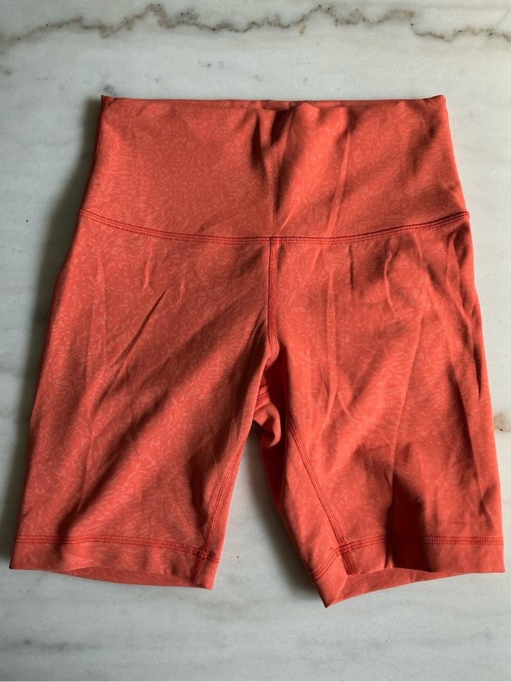 Lululemon High-Waist Coral Active Bike Shorts